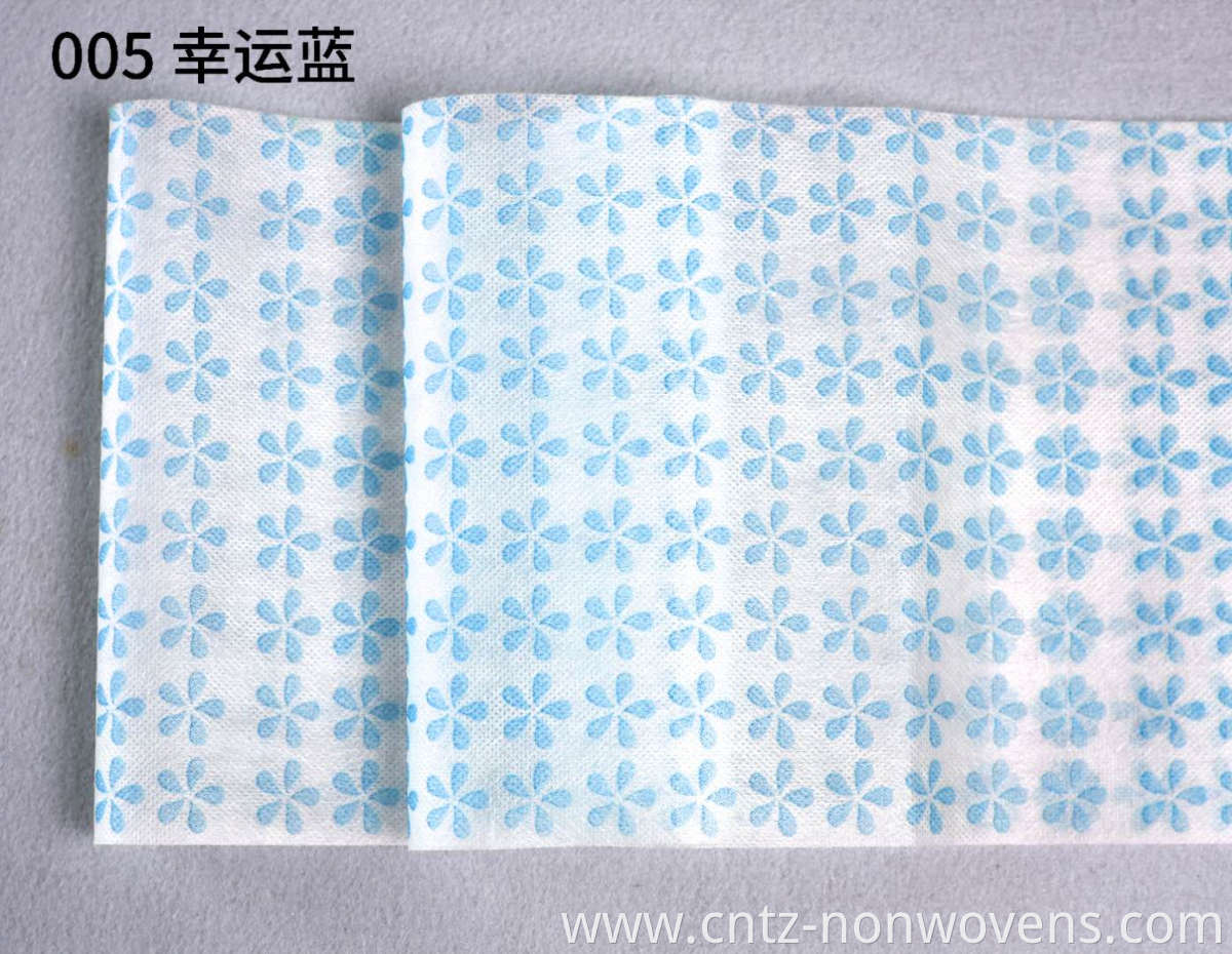 Printed Spun-Bonded Nonwoven Fabric